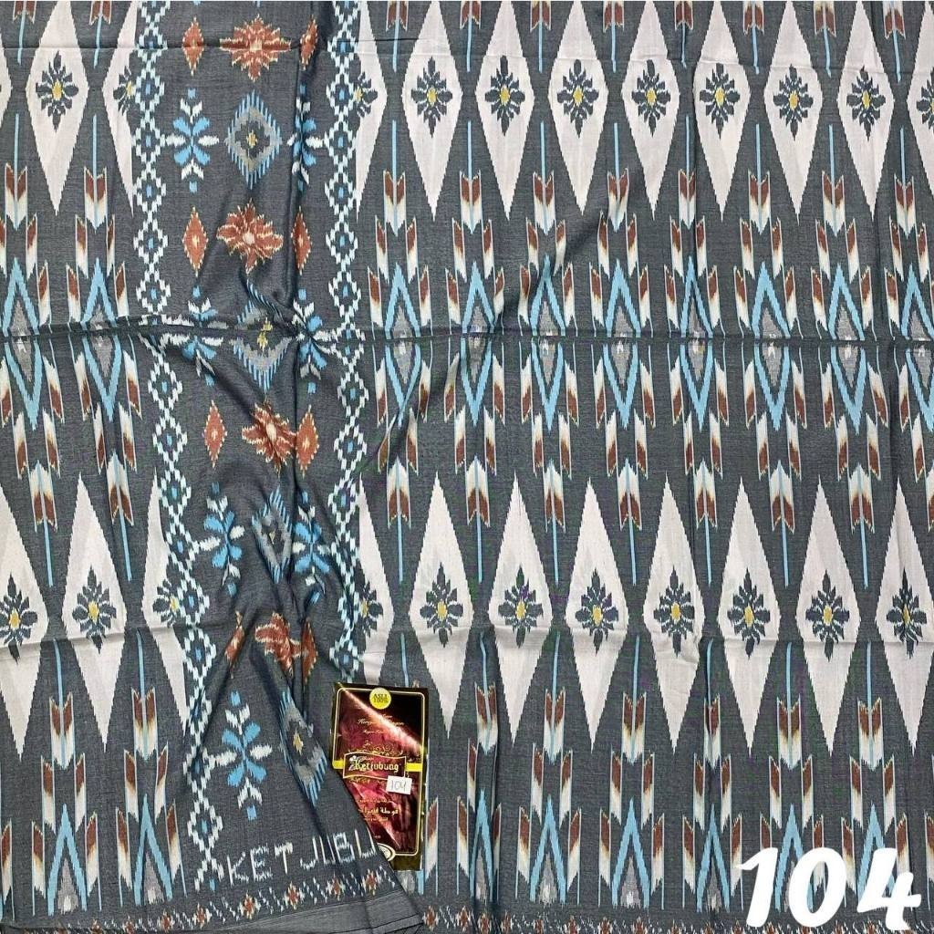SARUNG PROMO.. SARUNG KETJUBUNG GOYOR PUTIHAN GOLD ORIGINAL SARUNG KETJUBUNG MURAH