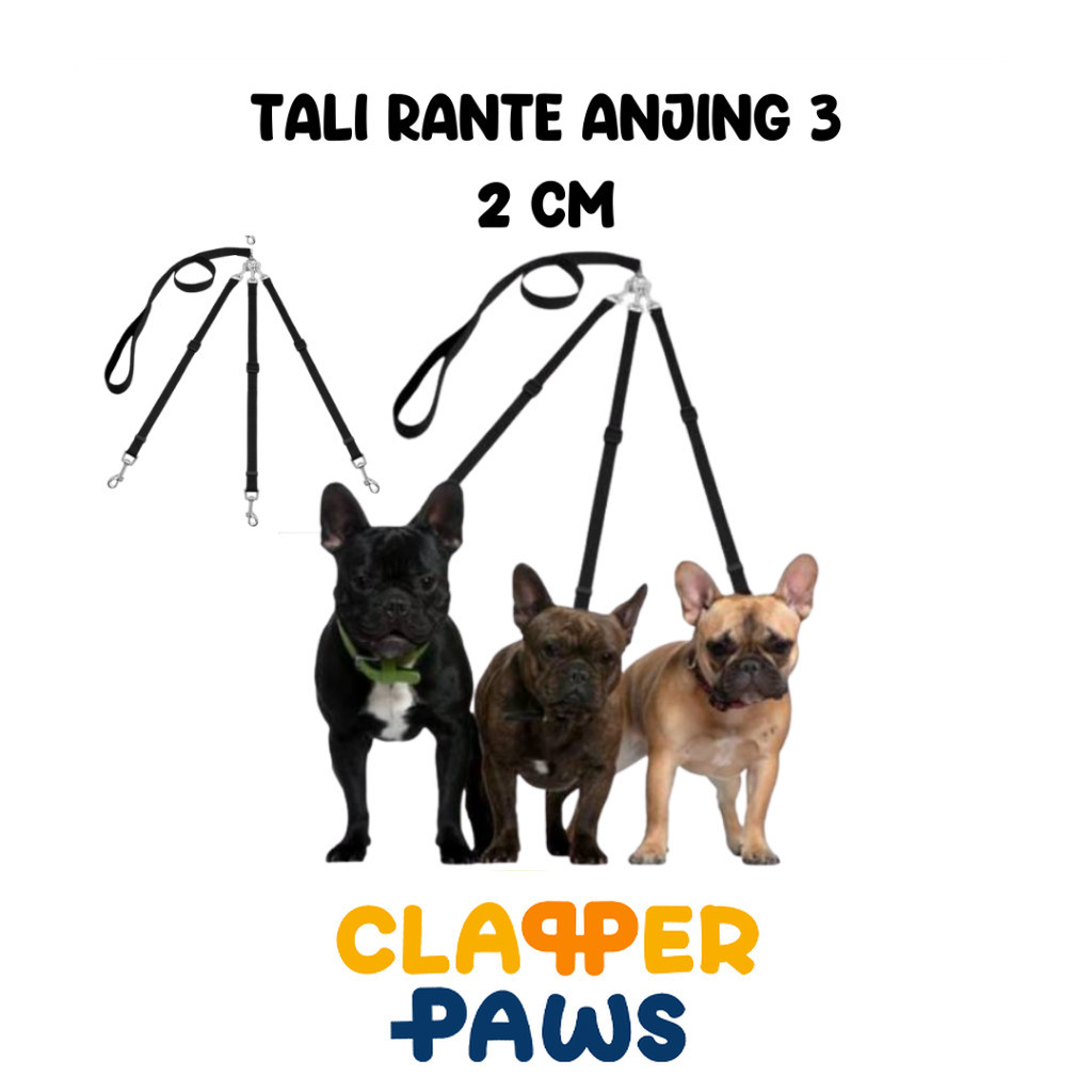 TALI RANTE ANJING 2cm TALI ANJING CABANG 3 RANTE ANJING