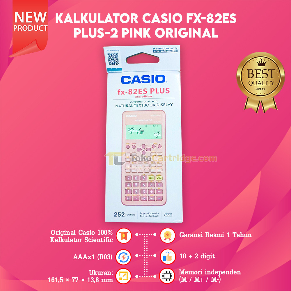 

Calculator Casio fx-82ES PLUS-2 Kalkulator Standart Mini New Original