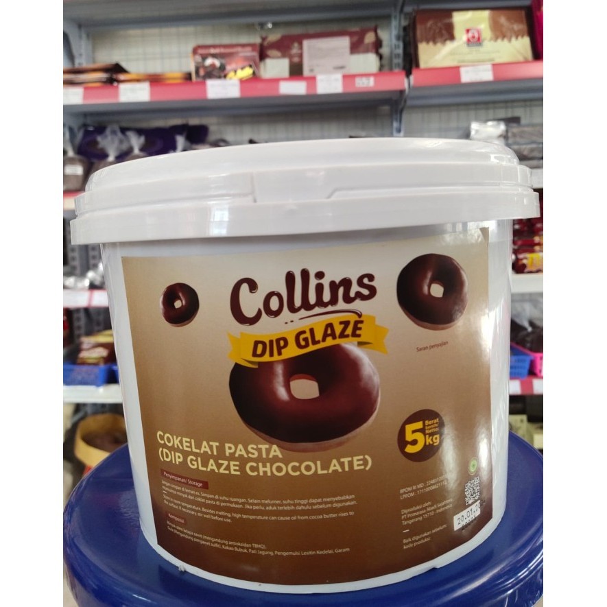 

COLLINS DIP GLAZE CHOCOLATE 5KG