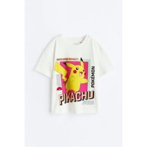 BAJU KAOS HNM POKEMON PIKACHU ANAK LAKI LAKI HM