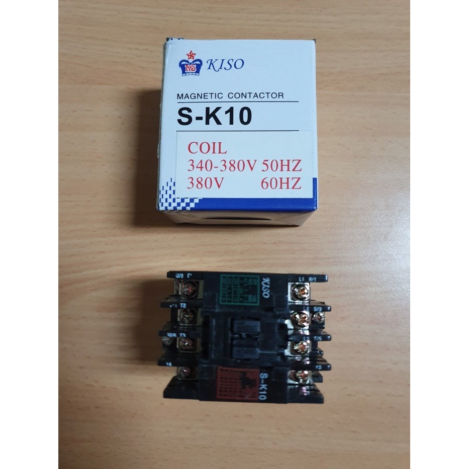 KONTAKTOR CONTACTOR KISO SK 10 220V/380V - 380V