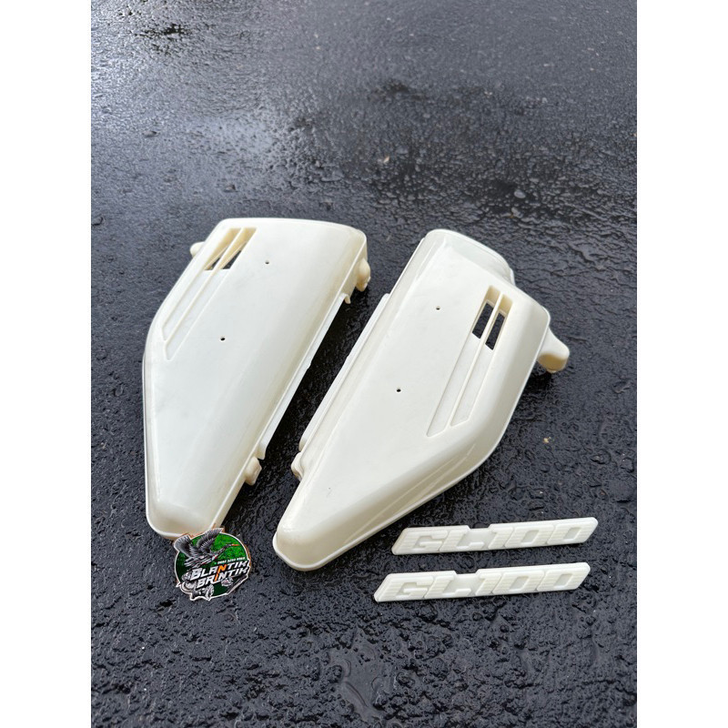 Tepong gl100 gading ori box aki gl100 tutup aki samping gl100 gading ori bagus set kanan dan kiri