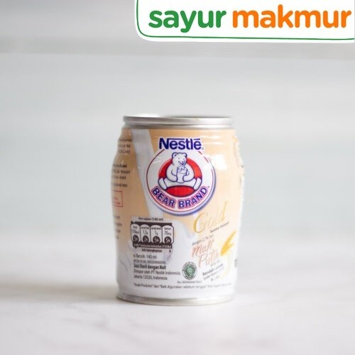 

Nestle Bear Brand Susu Steril Gold White Malt 140 ml Sayurmakmur