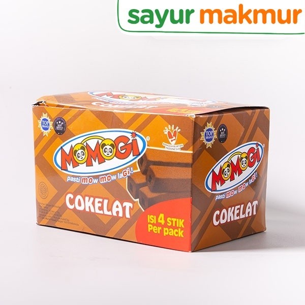 

Momogi Stick Cokelat 4 x 12 gram 1 box Sayurmakmur