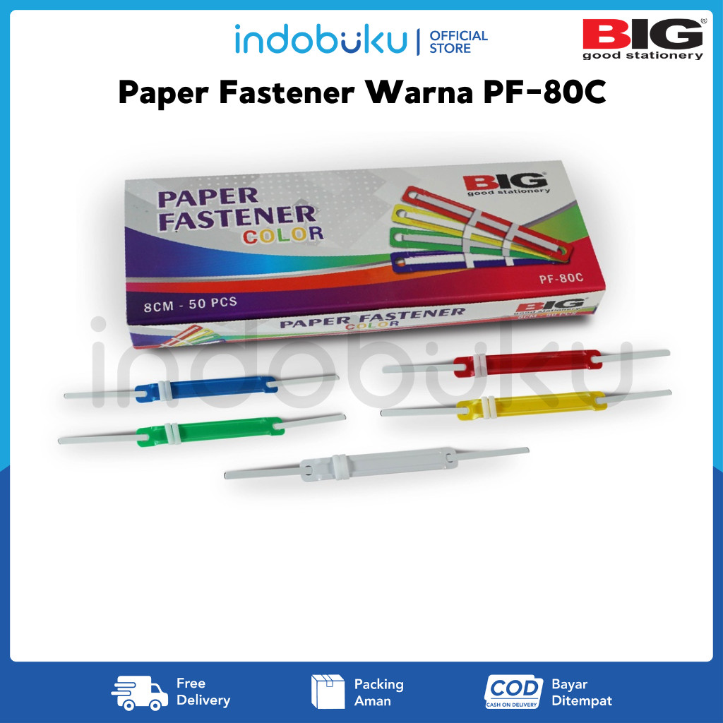 

Paper Fastener BIG Warna PF-80C
