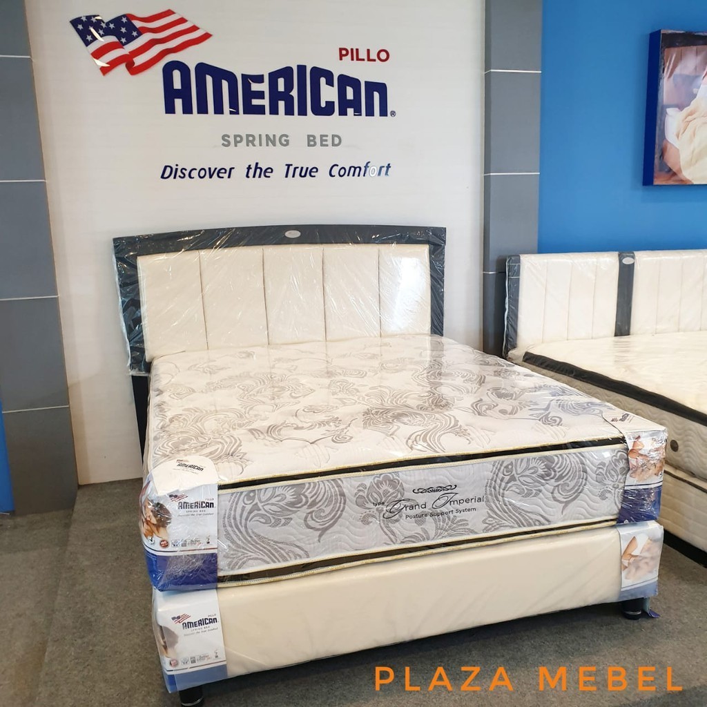 Promo Ramadhan Kasur Matras Springbed American Grand Imperial Uk. 120 - 160 - 180 (Mattress Only) (K
