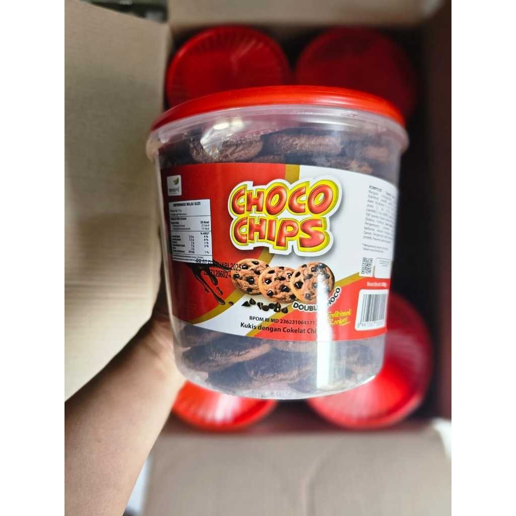 

Arafaa - Grosir Addict Kue Choco Chips Cookies / Kukis Choco Chips Monarre kemasan toples 540 gram