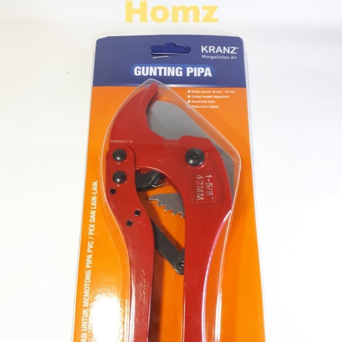 

Pex Cutter/Gunting Pipa Pex KRANZ/Pipe Cutter 16-32 mm / 5/8 - 1" inch -Lb24
