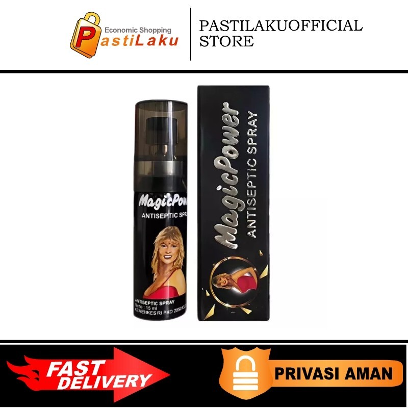 Magic Power Spray 15 ML botol Tissue Magic Obat Kuat Spray Stamina Pria Tahan Lama