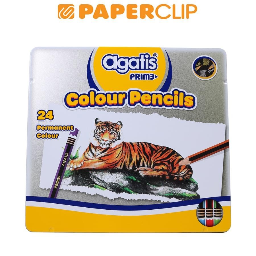 

PENSIL WARNA AGATIS PRIME 24C GPMH-C-S2401 SQUARE TIN CASE