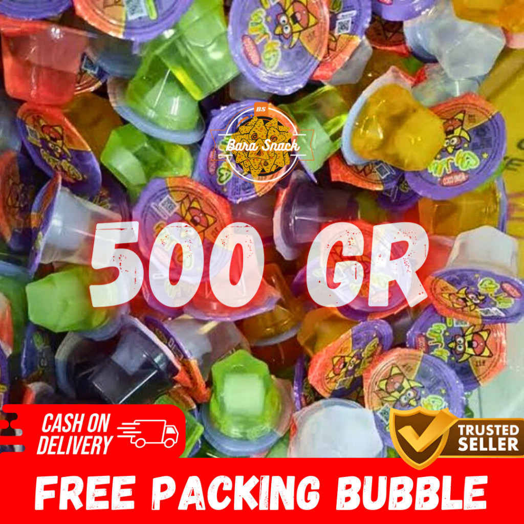 

[ 500gr ] My Jelly Wong Coco Awuran Aneka Rasa Premium / Camilan Snack Kiloan Murah -B