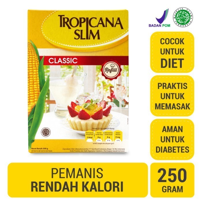 

Tropicana Slim Classic Refill 250 Gr