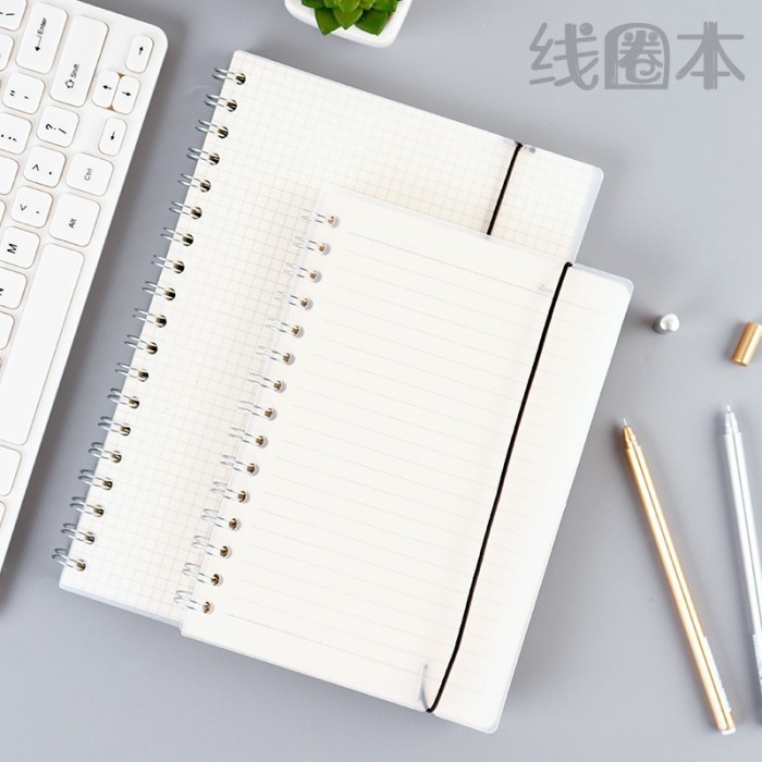 

Notebook Spiral Besi Hard cover plastik B5 all Varian line/dt/gr/polos - B5 Dote Dt