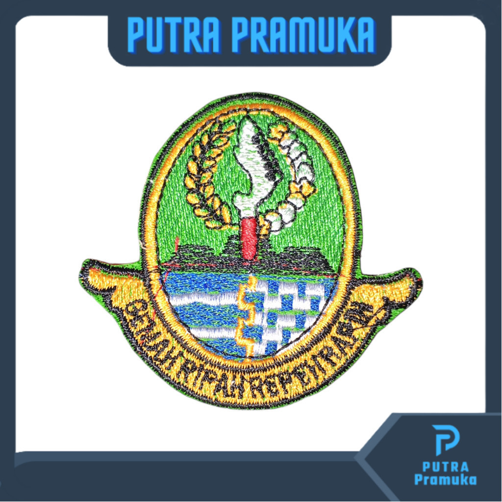 Bet Atribut Bordir PNS Logo Provinsi Jawa Barat