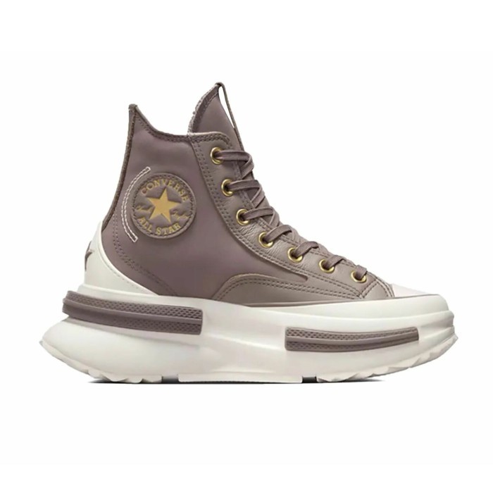 Sepatu Sneakers Wanita Converse Run Star Legacy CX Platform Tailored Lines Pure Pumice Egret Gold Or