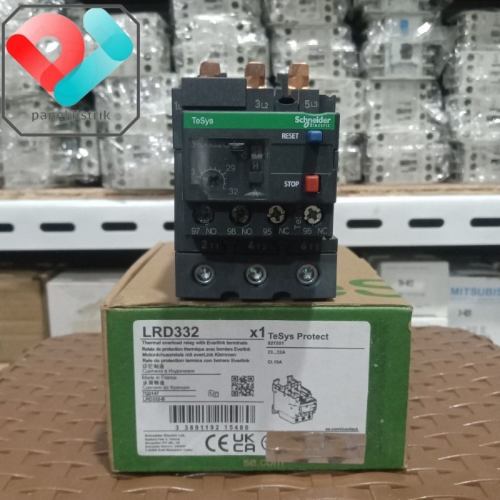 SCHNEIDER LC1D THERMAL OVERLOAD RELAY LRD332 23-32 A LC1D40A, LC1D50A, LC1D65A