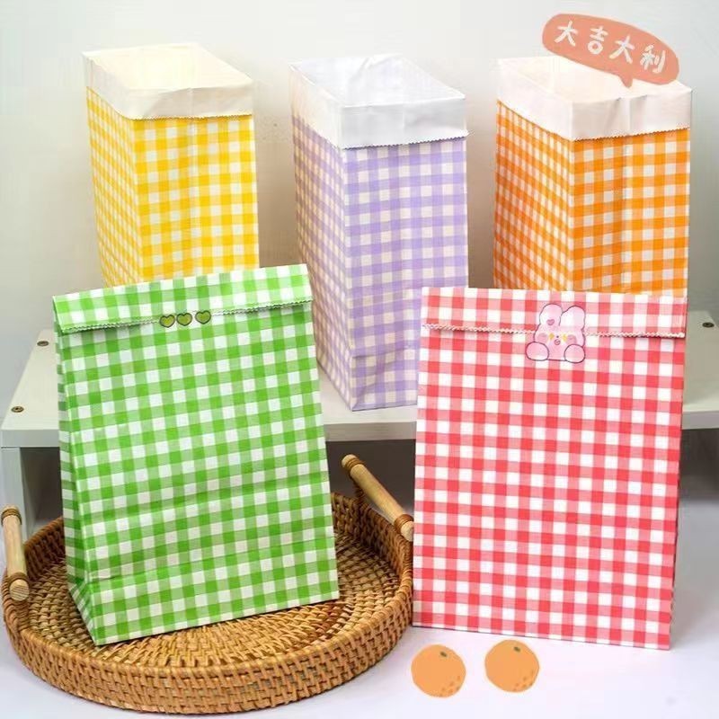 

Korean Paper Bag Aesthetic Kertas gift bag pembungkus Snack Kue Kering Cookies Tas Kado - OS0528