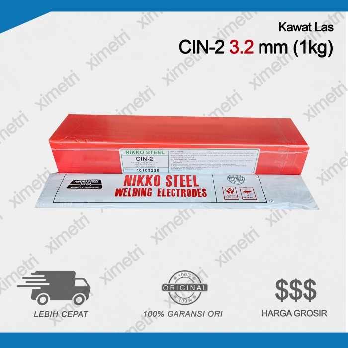 Kawat Las CIN 2 3.2 mm Nikko Steel / Las Elektroda Cast Iron Besi Cor CIN2 3,2 mm
