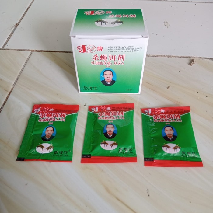 Racun Lalat Zhang Pei Zhen Original Import Serbuk Pembasmi Lalat,Semut Kecoa dan Serangga kecil lain