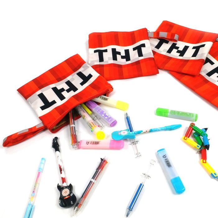 

[New]Promo Tempat Pensil TNT favorit Minecraft bisa untuk hampers ulang tahun