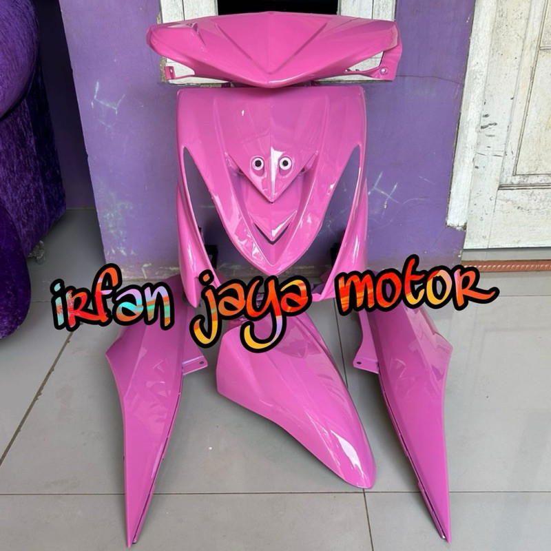 Full body Halus Cover body Full Halus yamaha Mio Soul Karbu Pink Pastel 2008 2012