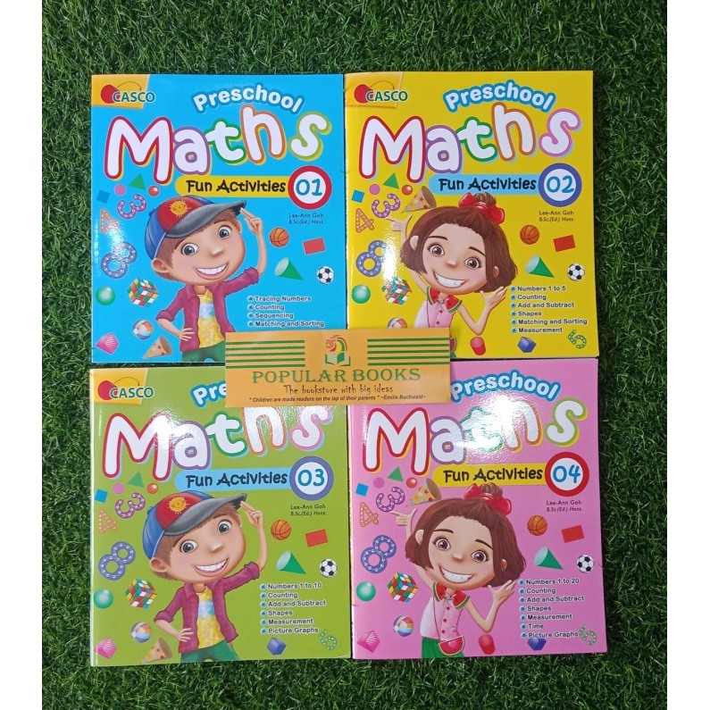 

Preschool Maths Fun Activities set