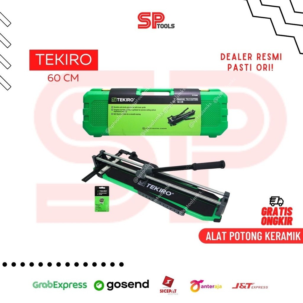 

PROMO ALAT POTONG KERAMIK TEGEL TEHEL / GRANIT TILE CUTTER 60CM 600MM WITH LASER TEKIRO