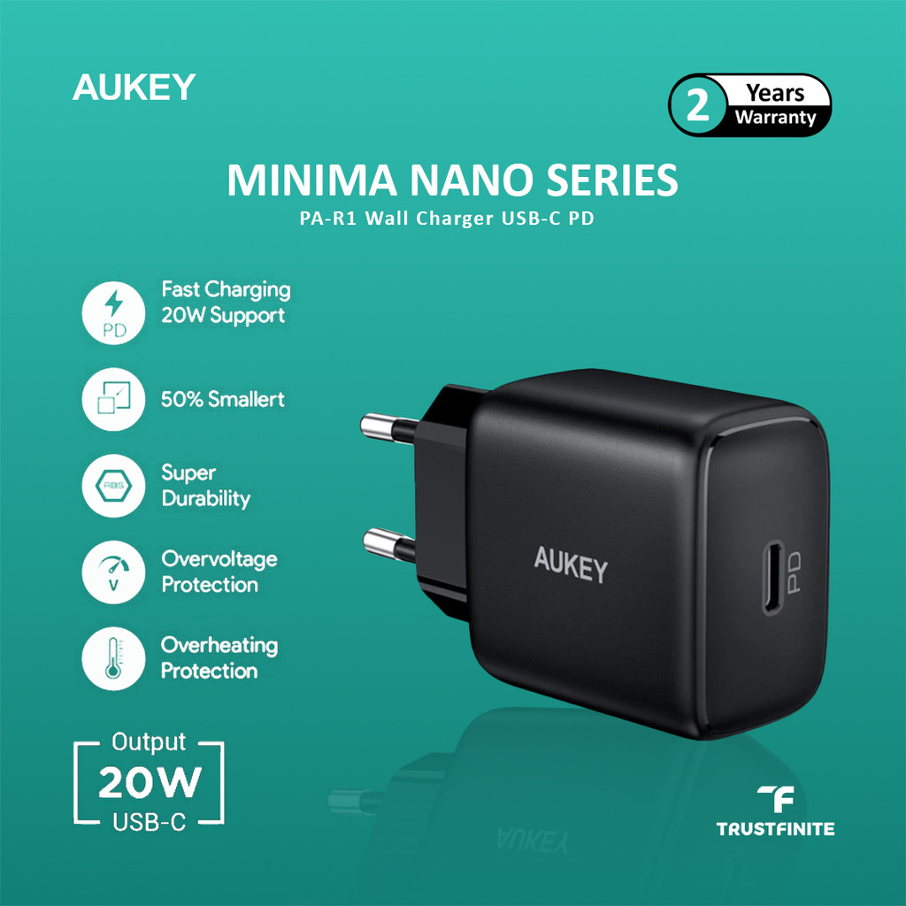 AUKEY Charger Port USB C 20W PA-R1