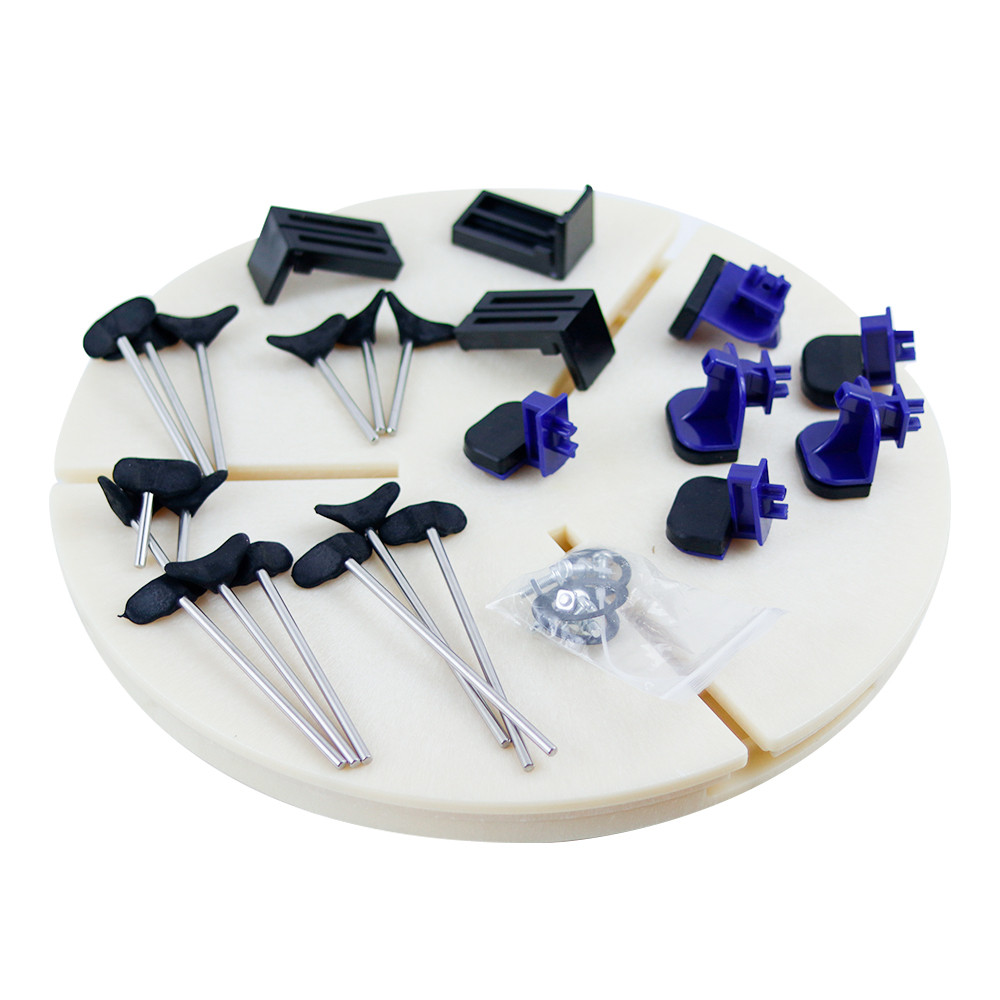 

Portable Pottery Machine Turntable Clamp Ceramic Trimming Tools Sculpting Clamp Repair Tools for Ceramic Beginners Professionals