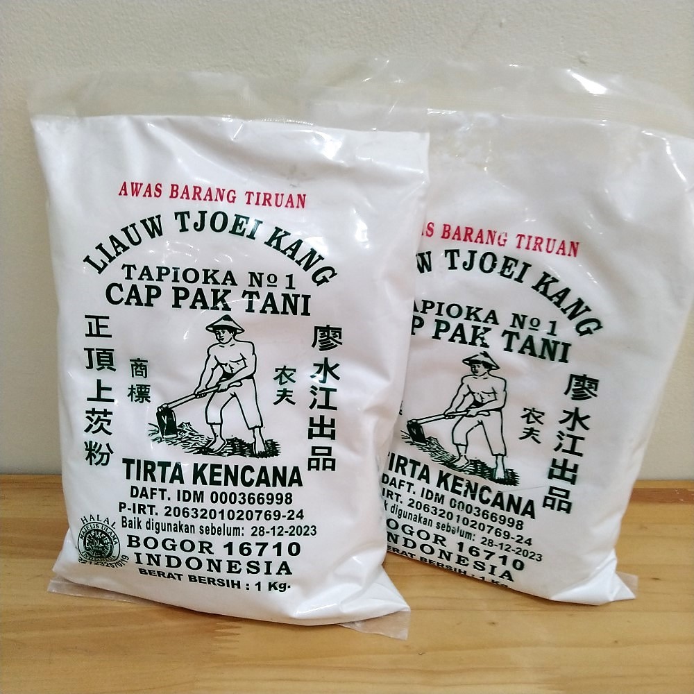 

pekanbaru / Liauw Tjoei Kang Tepung Tapioka Cap Pak Tani 1 kg