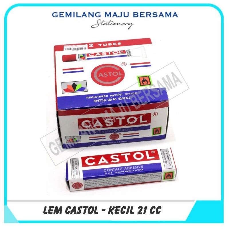 

Lem Castol Kecil 21ml (Isi 12bh)