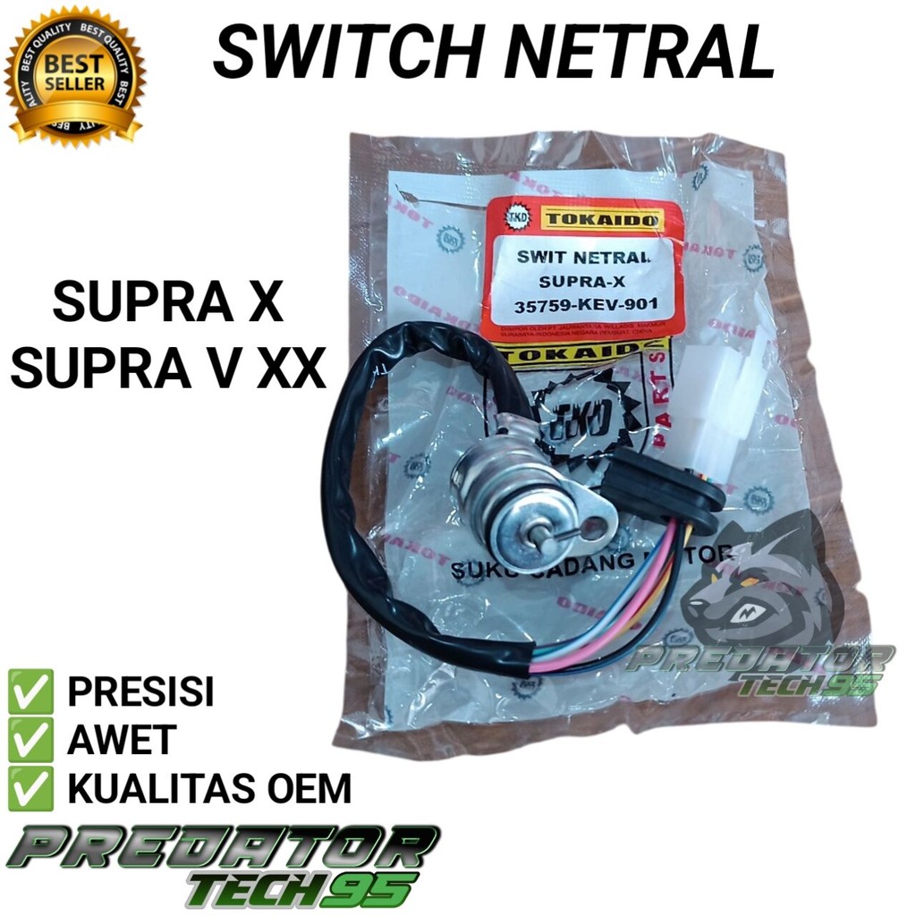 SWIT SWITCH NETRAL INDIKATOR SENSOR GIGI SUPRA X V XX LAMA 100 HIGH QUALITY