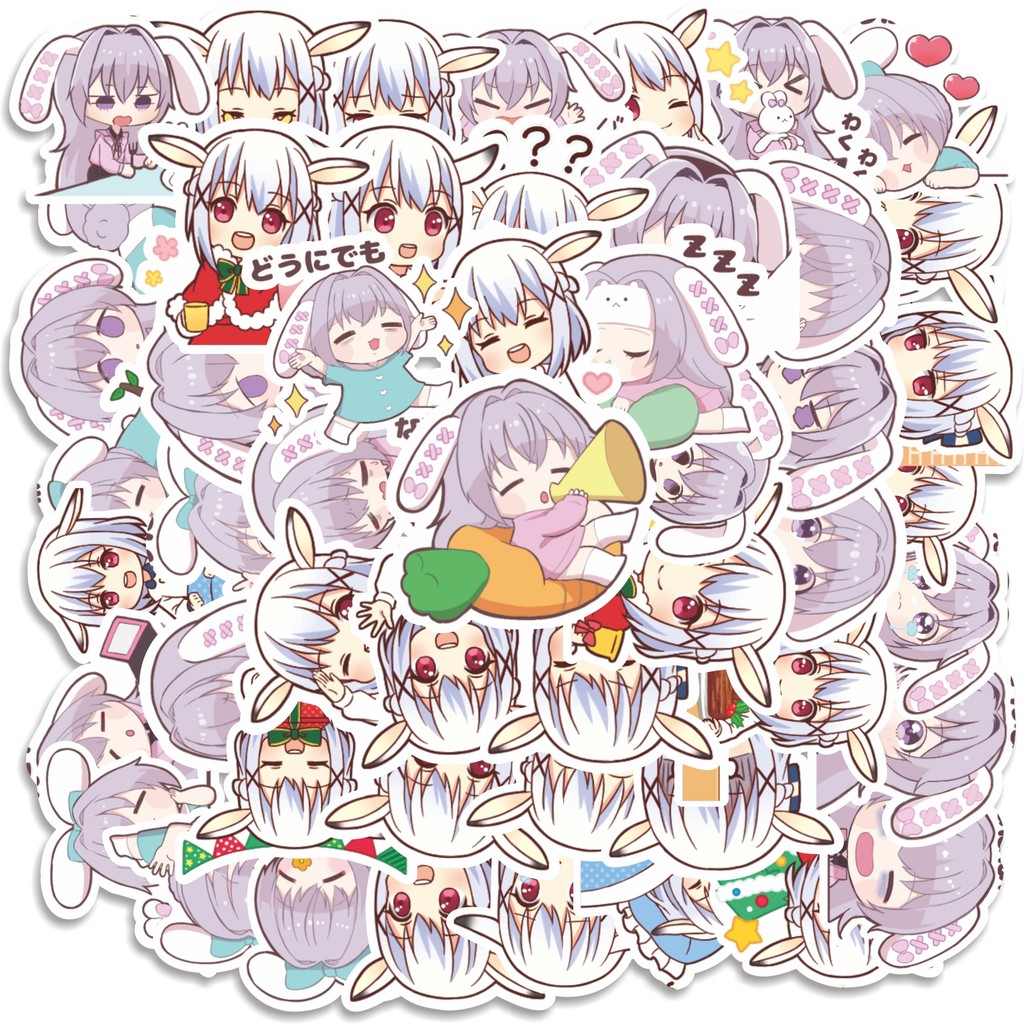 

COD 50 Pcs Stiker Cartoon Bunny Girl V3 Lucu Anti Air Untuk Dekorasi Notebook Sepeda Skateboard Handphone