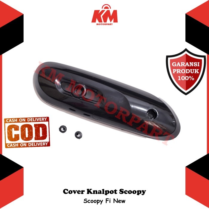 Tutup Cover Knalpot Pelindung Motor Honda Scoopy Fi Variasi Knalpot