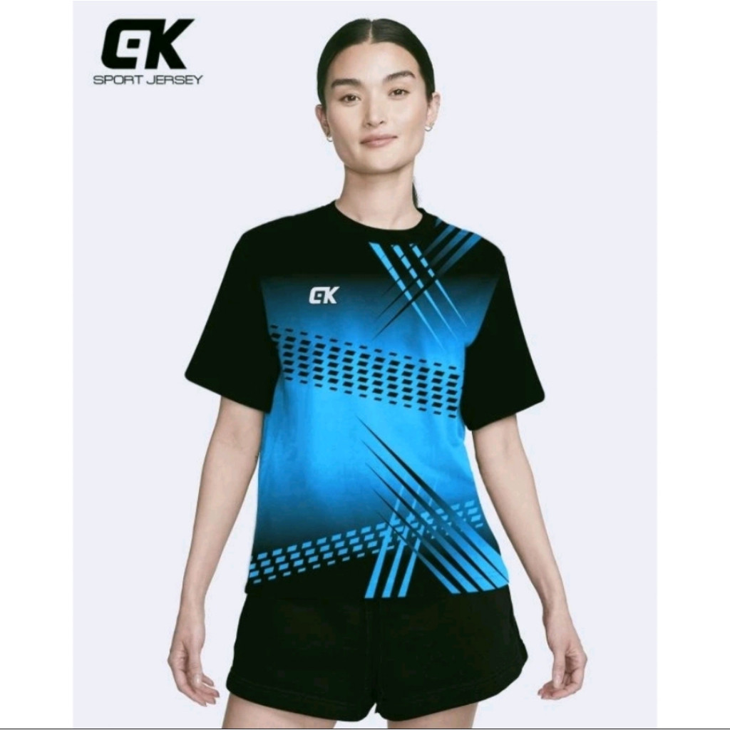COD Kaos Olahraga Printing-Baju Volly Jersey Voli Baju Badminton Baju Bulutangkis Kaos Bulutangkis J