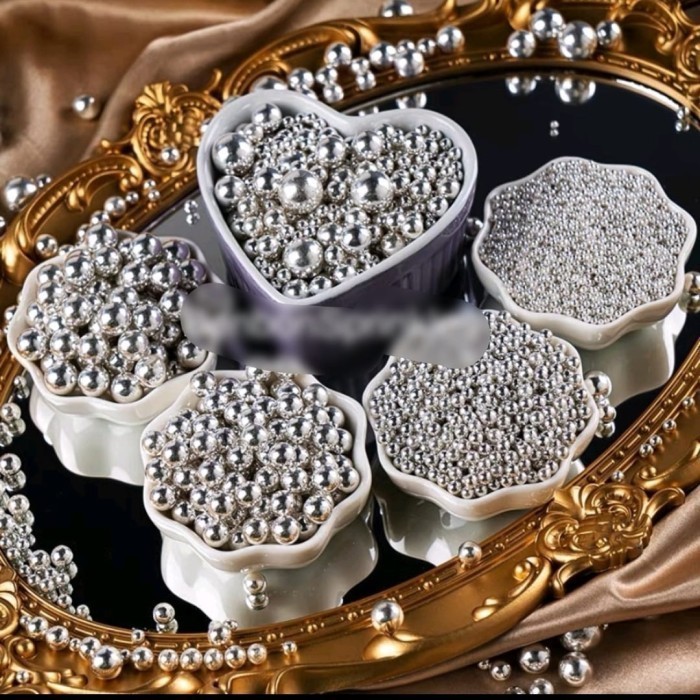 

20gr Sprinkle Silver, Sprinklers Silver, Springkel Perak, Sprinkle Cake Kue, Permen Perak