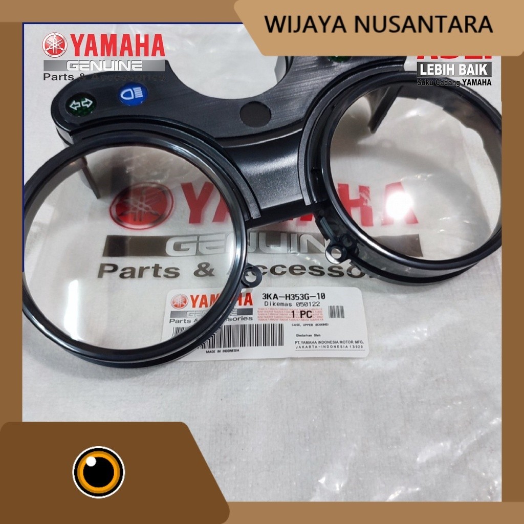 COVER MIKA ATAS SPEDOMETER KILOMETER CASE UPPER RX KING NEW 2002 ORIGINAL YAMAHA 3ka-H353G-10