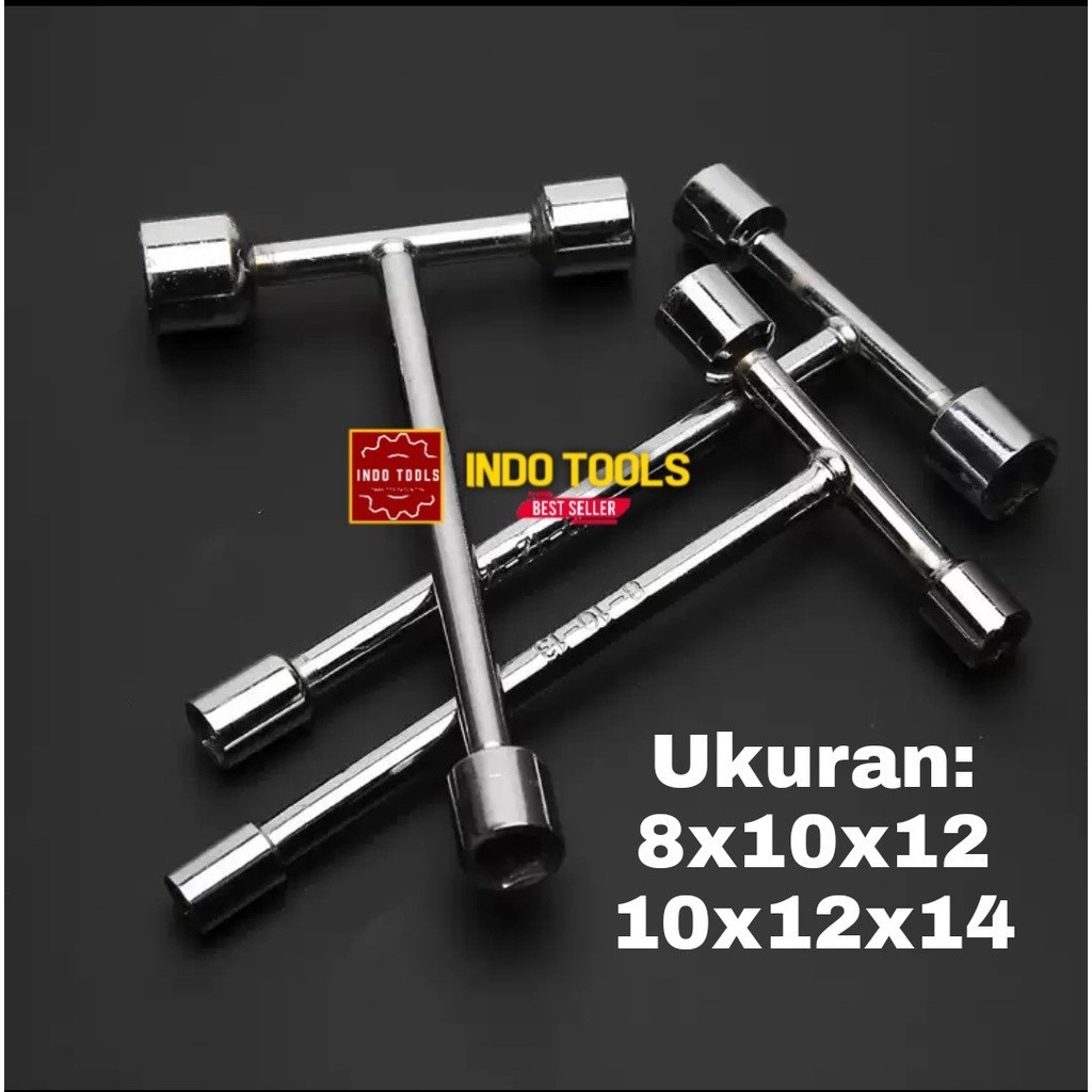 Kunci Sok T 3 Way Shock Sock Chrome VANADIUM