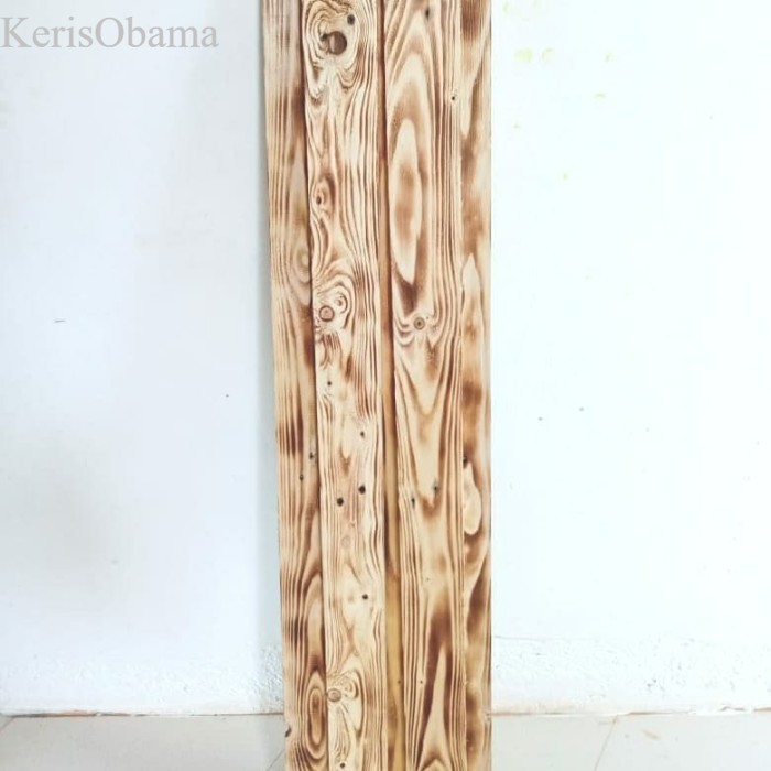 

Papan Kayu Jati Belanda Motif Bakar 100cm murah