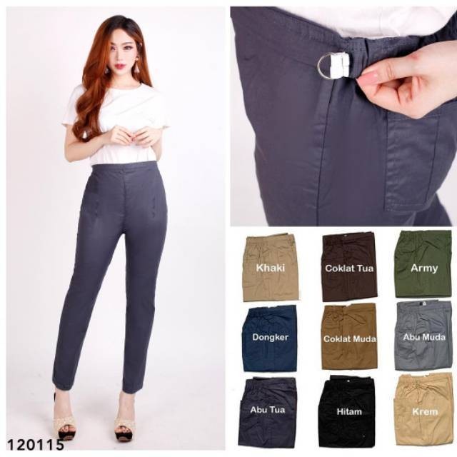 [BISA COD] Celana Hamil Panjang Kerja / Formal / Kantor Kualitas Bagus Murah Pinggang Karet Kekinian