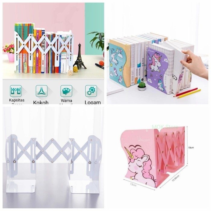 

PROMO!! -Sandaran Buku Book End | Book Holder | Pembatas Buku - Rusa