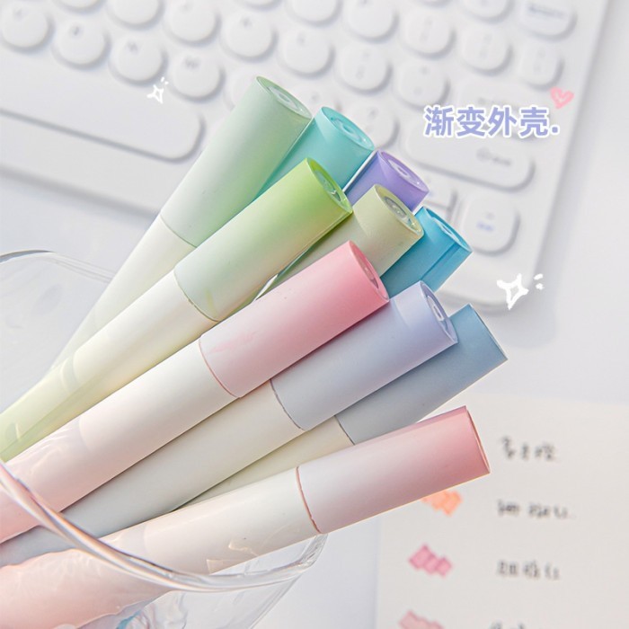 

PROMO!! -1 Set Highlighter Set Spidol Warna Isi 4 Pcs Macaron Color Pens G09 - GREEN PASTEL