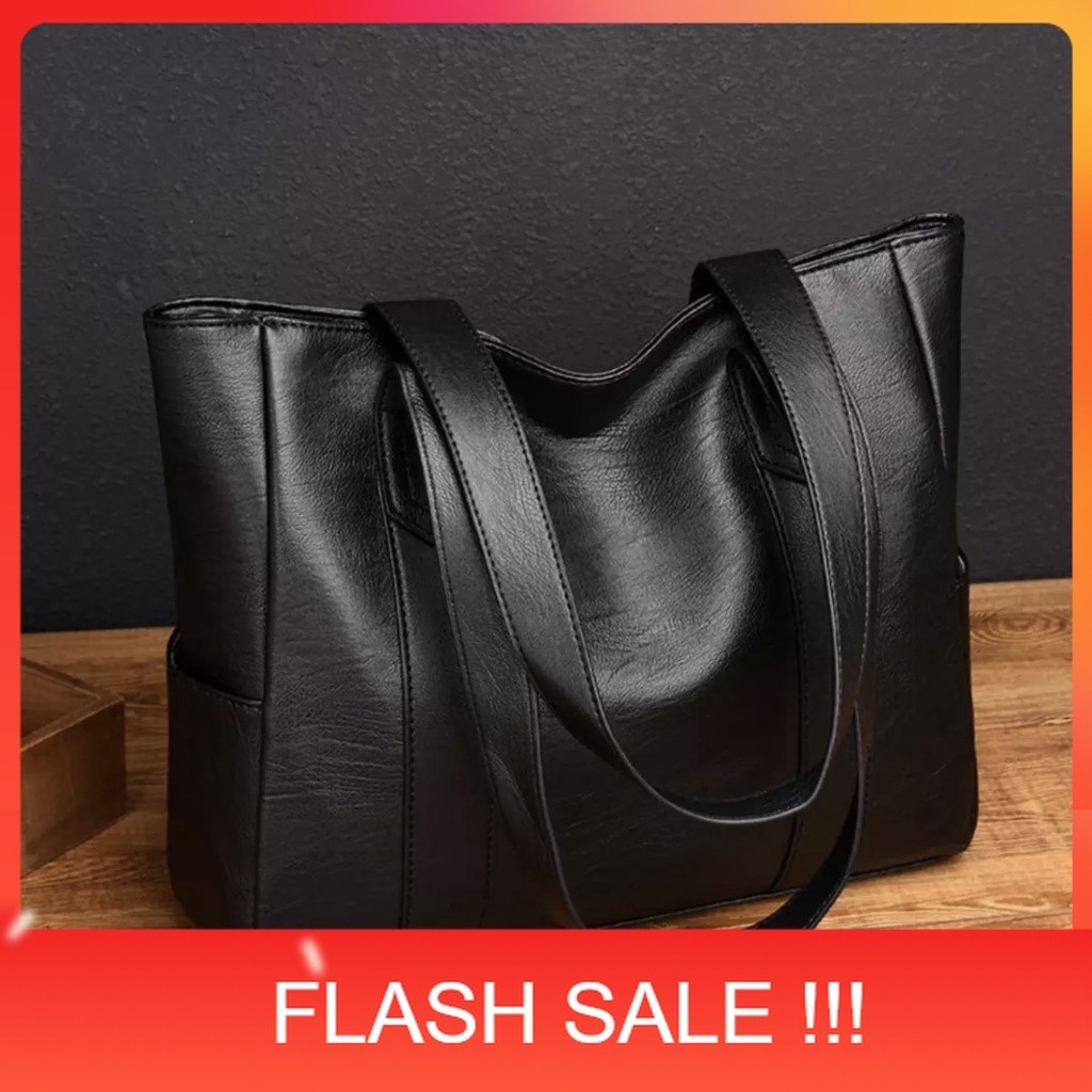 PROMO Tas Tote bag Wanita Kulit Kapasitas Besar - Totebag Kulit - Tas Wanita - Tas Wanita Kekinian 2