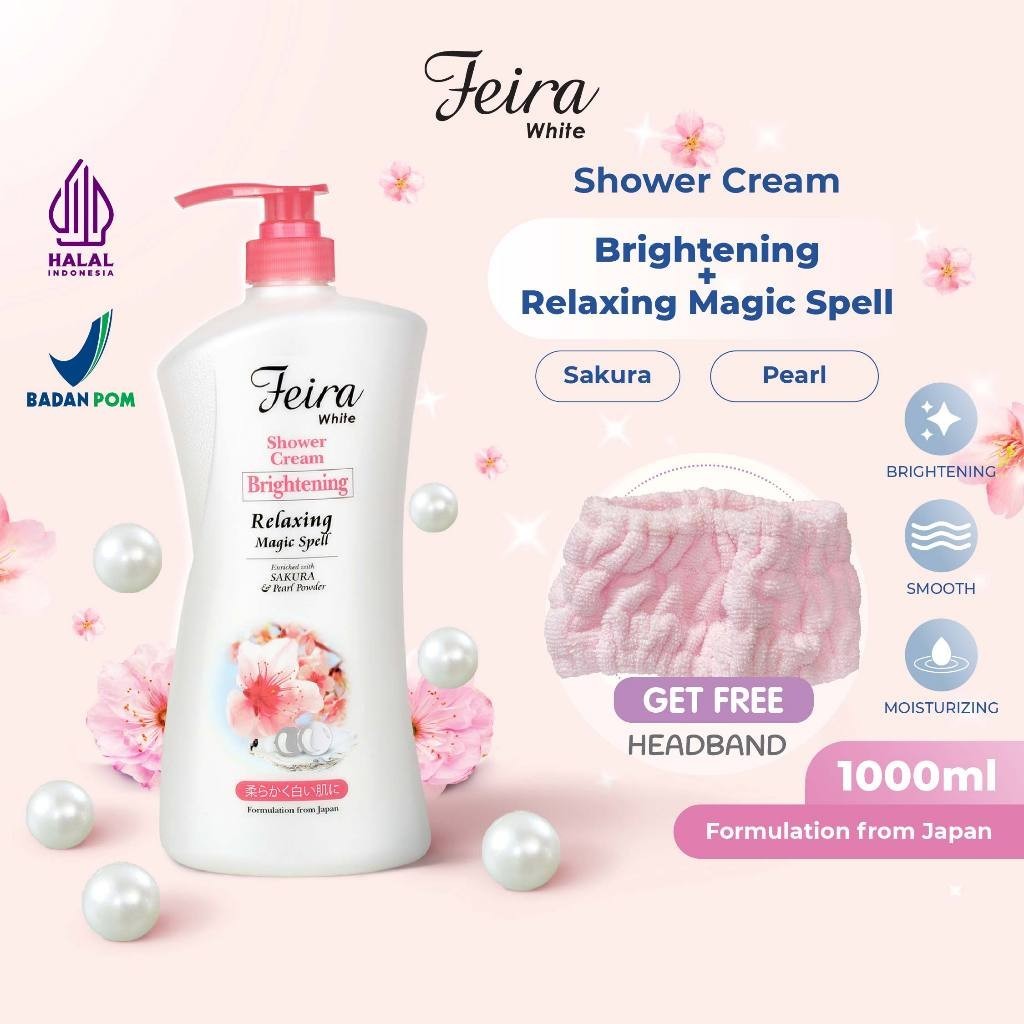 Feira White Sakura Shower Cream 1000Ml