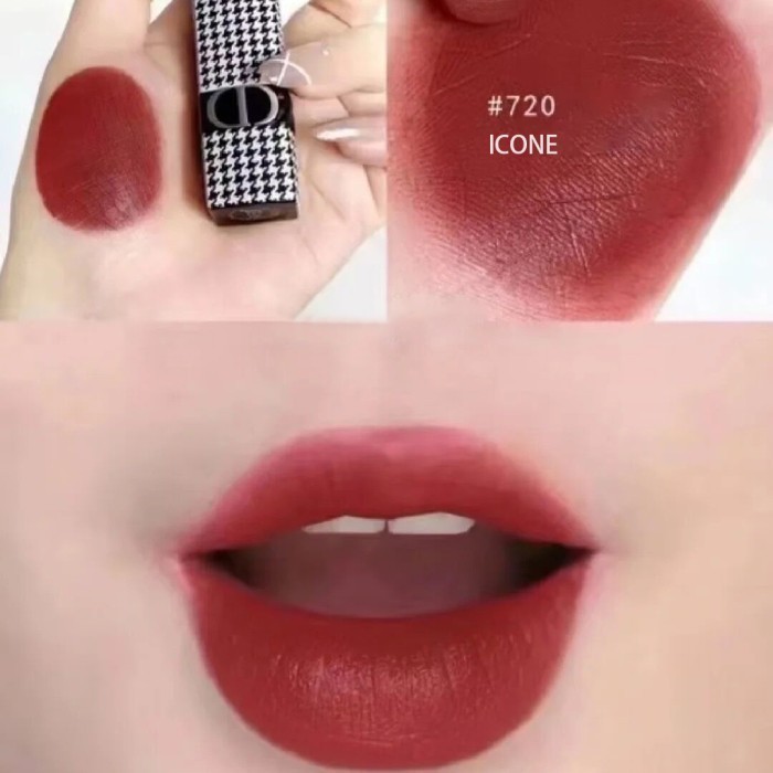(NEW) -Dior Lipstick Rouge Dior New Look Limited Edition Asli Dior Lip Tatto - # 720, 1.5 gr