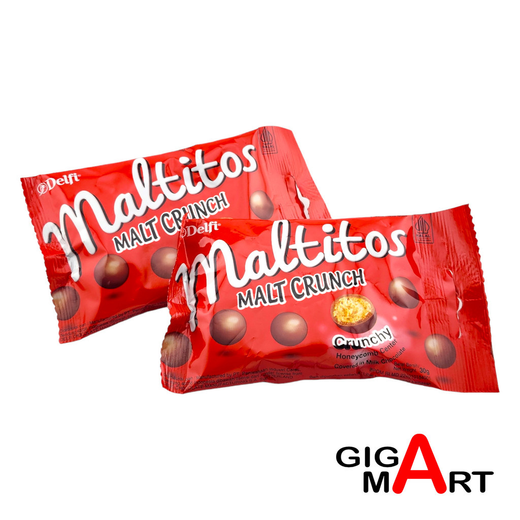 

Delfi Maltitos Malt Chocolate Balls - Netto 45 Gr