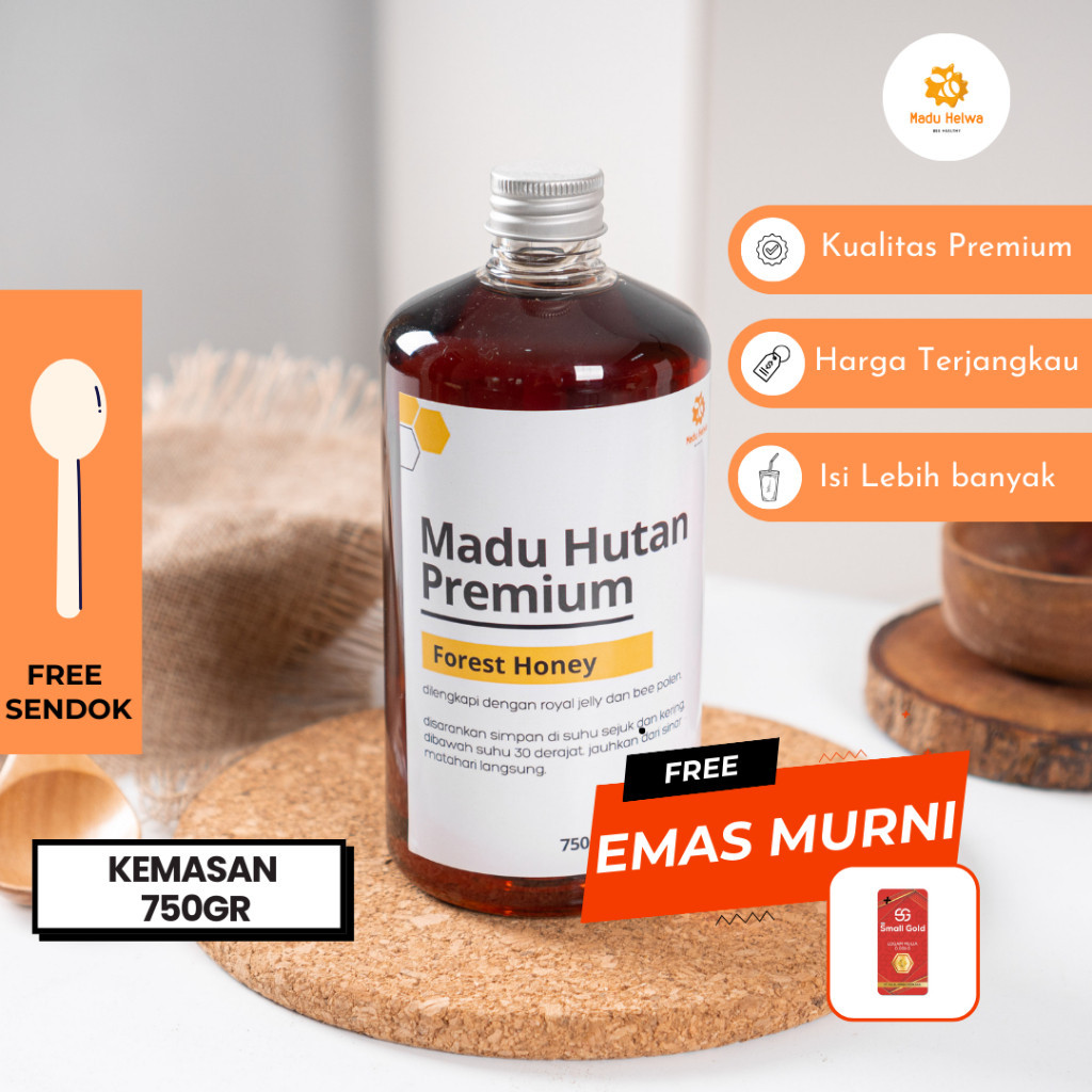 

ZS - Madu Hutan Premium Kalimantan 750gr by madu helwa