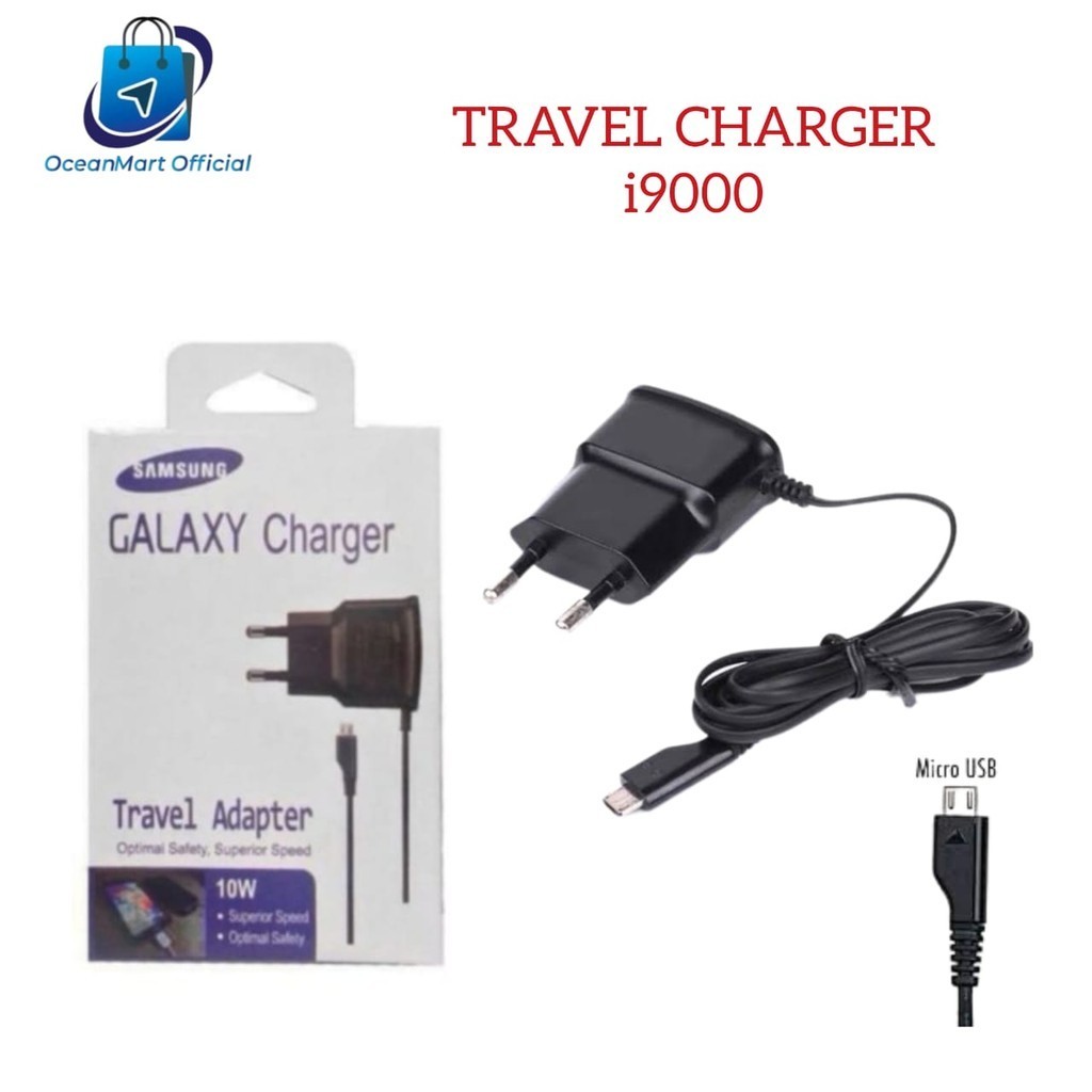 Home Travel Charger Samsung I9000 Micro Non USB + Pack Aksesoris Handphone HP OCEANMART OCEAN MART Murah Grosir