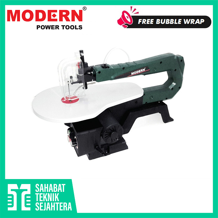 MODERN M-400A Mesin Scroll Saw 16 Inch Gergaji Triplek Ukir Jigsaw Duduk Jig Saw M-400 A M400 A M400